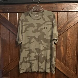 Under Armour Men's Short Sleeve Camo Tee - Olive